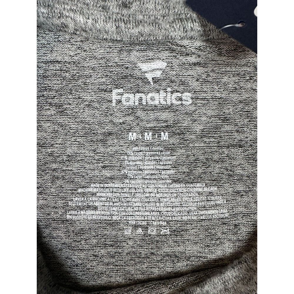 DC United Fanatics Shirt Womens Medium Grey Raglan Sleeve MLS Soccer‎ New - Picture 8 of 10
